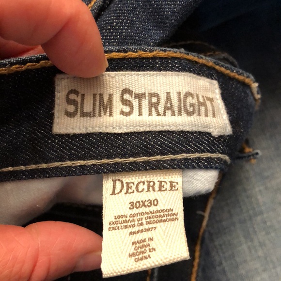 Decree jeans slim straight. 30 x 30 - Picture 4 of 10